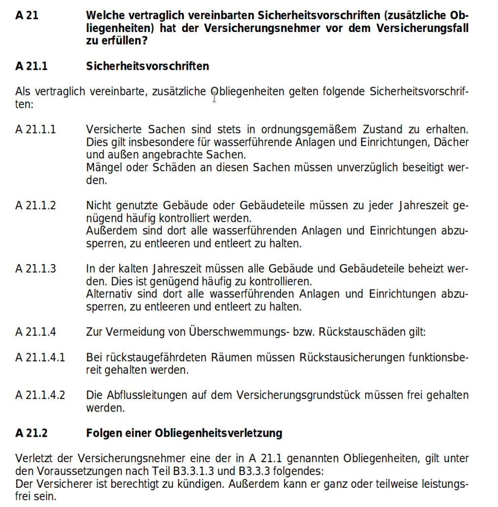 Allgemeine Wohngebäudeversicherungbedingungen VGB2016 des GDV